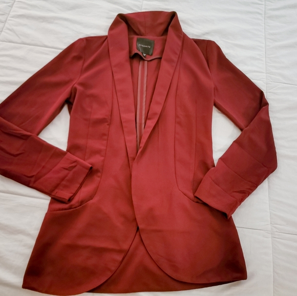 Burgundy Dynamite Blazer Size XS - Picture 2 of 6